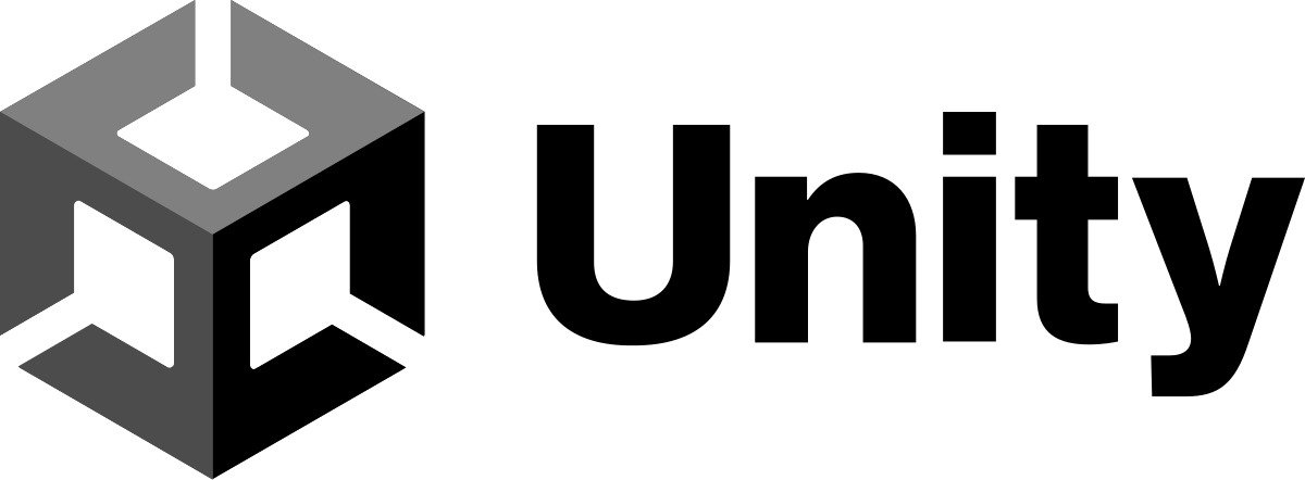 Logo for the Unity gaming engine.